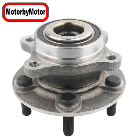 MotorbyMotor 512498 Front Rear Wheel Bearing and Hub Assembly with 5 Lugs Fits for Ford Fusion, Lincoln MKZ Hub Bearing MotorbyMotor