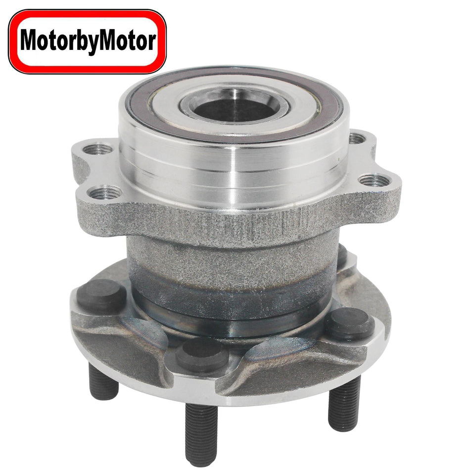 MotorbyMotor 512518 Rear Wheel Bearing and Hub Assembly with 5 Lugs Fit Subaru Forester Crosstrek Impreza XV Crosstrek Low-Runout OE Directly Replacement Hub Bearing MotorbyMotor