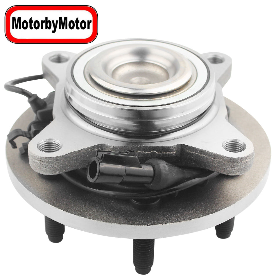 MotorbyMotor 515042 (2WD) Front Wheel Bearing & Hub Assembly Fits 2002-2006 Ford Expedition,2002-2006 Lincoln Navigator Wheel Hub w/6 Lugs (w/ABS, RWD) MotorbyMotor