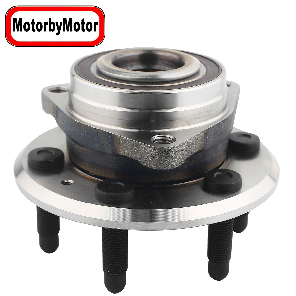 MotorbyMotor 513289 Heavy Duty Front or Rear Wheel Bearing Assembly with 6 Lugs Fits for 2010-2016 Cadillac SRX, 2011 Saab 9-4X Wheel Bearing and Hub Assembly (All Models) MotorbyMotor