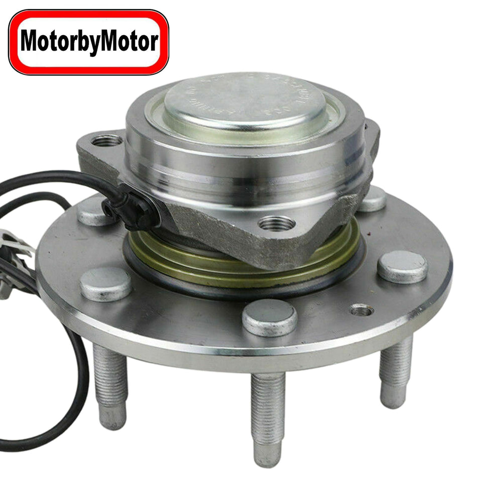 MotorbyMotor 515159 Front Wheel Bearing and Hub Assembly with 6 Lugs for Cadillac Escalade,Chevrolet Silverado 1500,Suburban,Tahoe,GMC Sierra 1500 Yukon Low-Runout OE Replacement w/ABS RWD MotorbyMotor