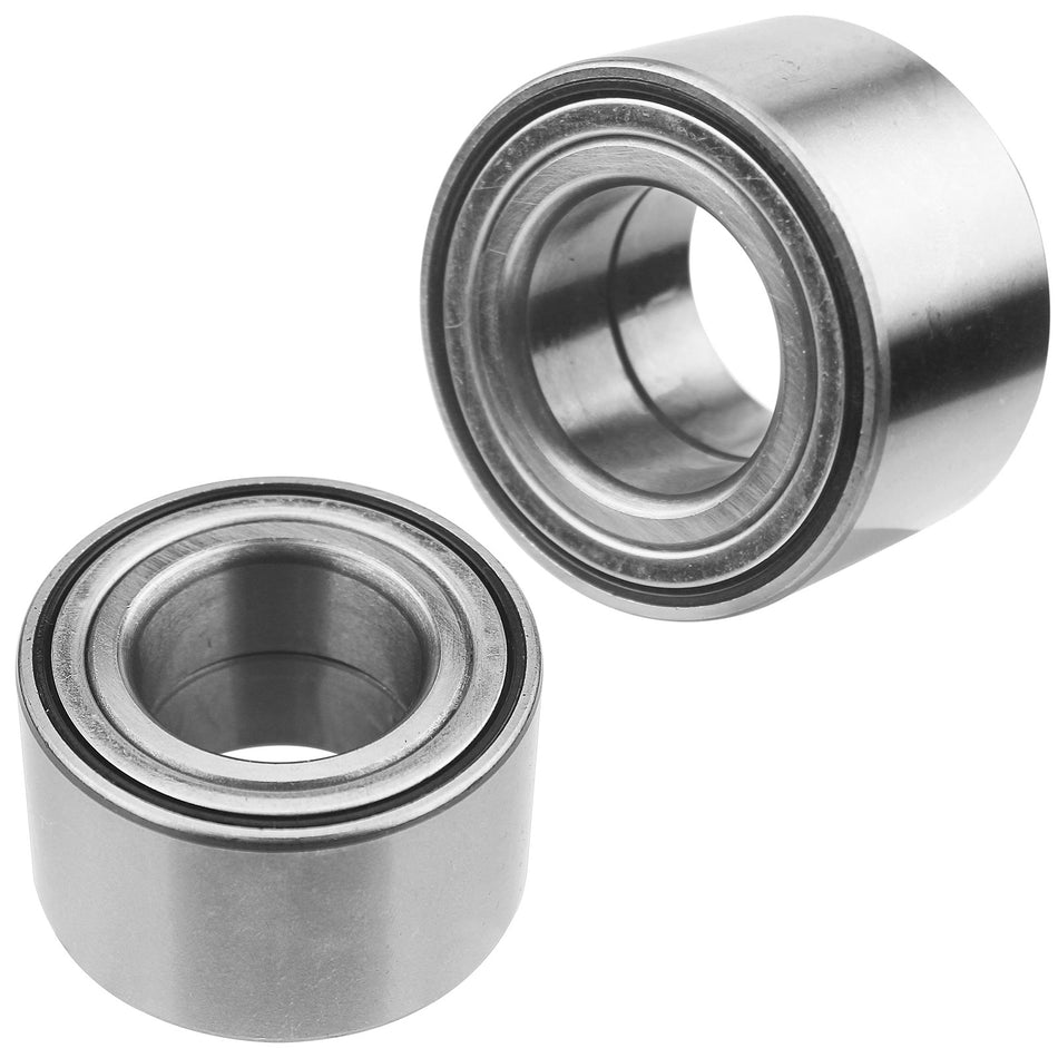 Front or Rear Wheel Bearings Fits for Arctic Cat Kawasaki Suzuki Yamaha-2 Pcs (Chrome) MotorbyMotor