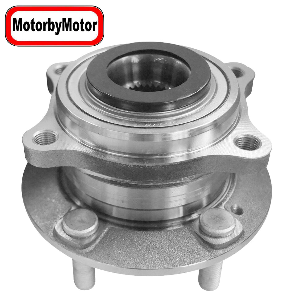 MotorbyMotor 513374 Front Wheel Bearing and Hub Assembly with 5 Lugs Fits for Hyundai Nexo Sonata Tucson Veloster, Kia Cadenza Optima Sportage Hub Bearing MotorbyMotor