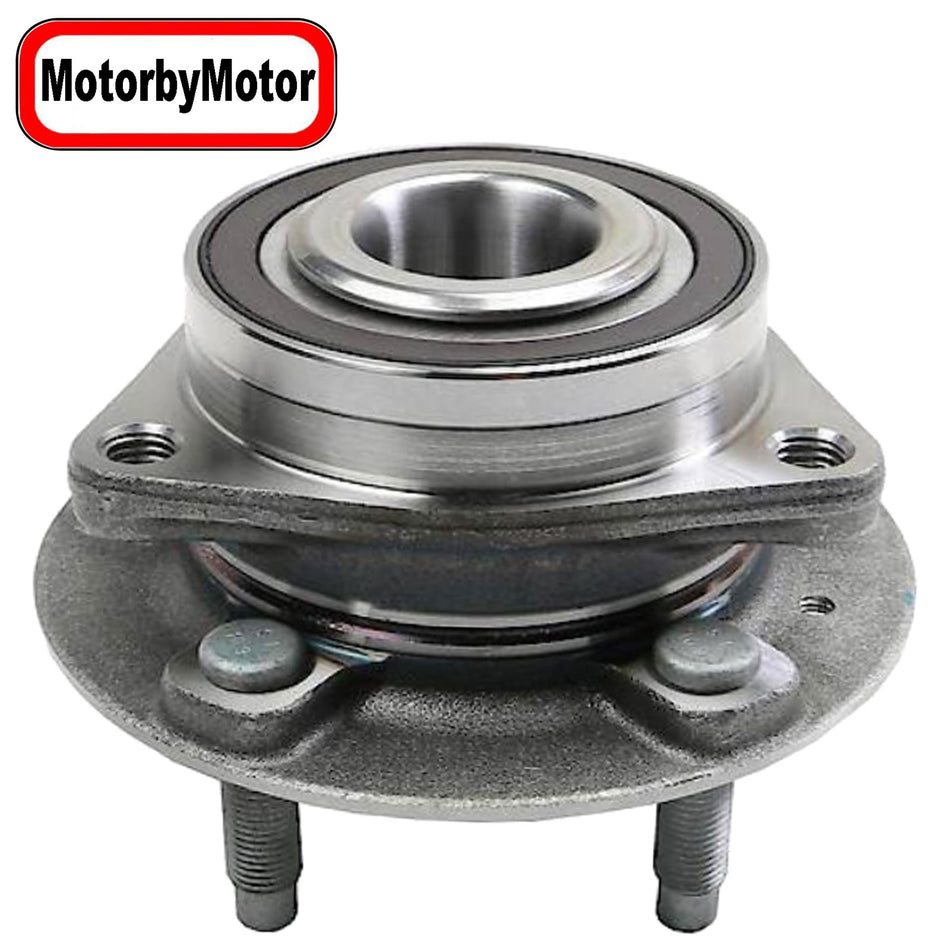 MotorbyMotor 513398 Front Wheel Bearing and Hub Assembly with 5 Lugs fits for Buick Cascada Envision Lacrosse Regal Sportback Regal Tourx, Chevy Malibu Low-Runout OE Directly Replacement Hub Bearing MotorbyMotor