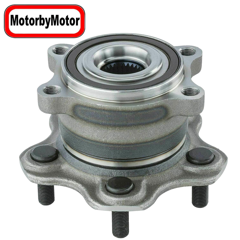 MotorbyMotor 512548 Rear Wheel Bearing and Hub Assembly with 5 Lugs fits for Infiniti JX35 QX60,Nissan Murano Pathfinder Low-Runout OE Directly Replacement Hub Bearing AWD MotorbyMotor