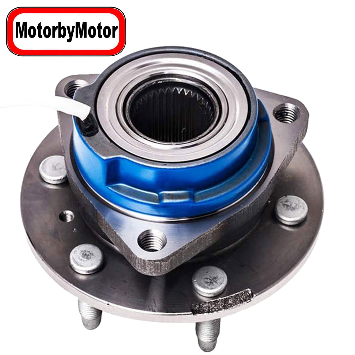 MotorbyMotor 513236 Front Wheel Bearing and Hub Assembly w/6 Lugs Fits for Buick Terraza, Chevy Uplander, Pontiac Montana, Saturn Relay Low-Runout OE Directly Replacement Hub Bearing (w/ABS) MotorbyMotor