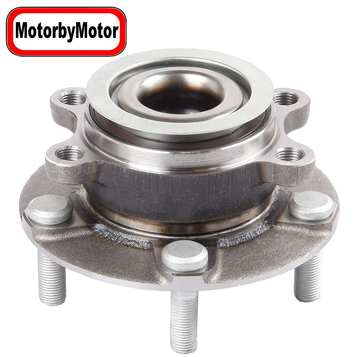 MotorbyMotor 513298 Front Wheel Bearing and Hub Assembly with 5 Lugs fits for Nissan Rogue, Nissan Rogue Select, Nissan Sentra (2.5L 4Cyl) Low-Runout OE Directly Replacement Hub Bearing MotorbyMotor