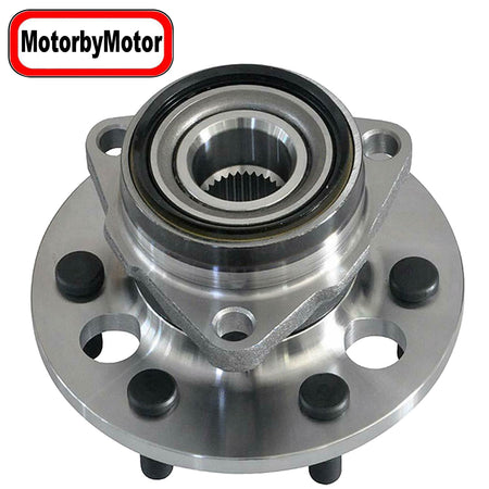 MotorbyMotor 515001 Front Wheel Bearing and Hub Assembly 4WD with 6 Lugs fits for Chevy Blazer K1500 K2500 Pickup/Suburban,GMC Yukon K1500 K2500 Pickup/Suburban Low-Runout OE Replacement Hub Bearing MotorbyMotor