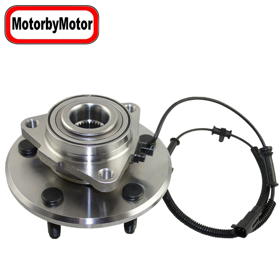 MotorbyMotor 515113 Front Wheel Bearing and Hub Assembly with 5 Lug fits for Dodge Ram 1500 Low-Runout OE Directly Replacement Hub Bearing w/ABS MotorbyMotor