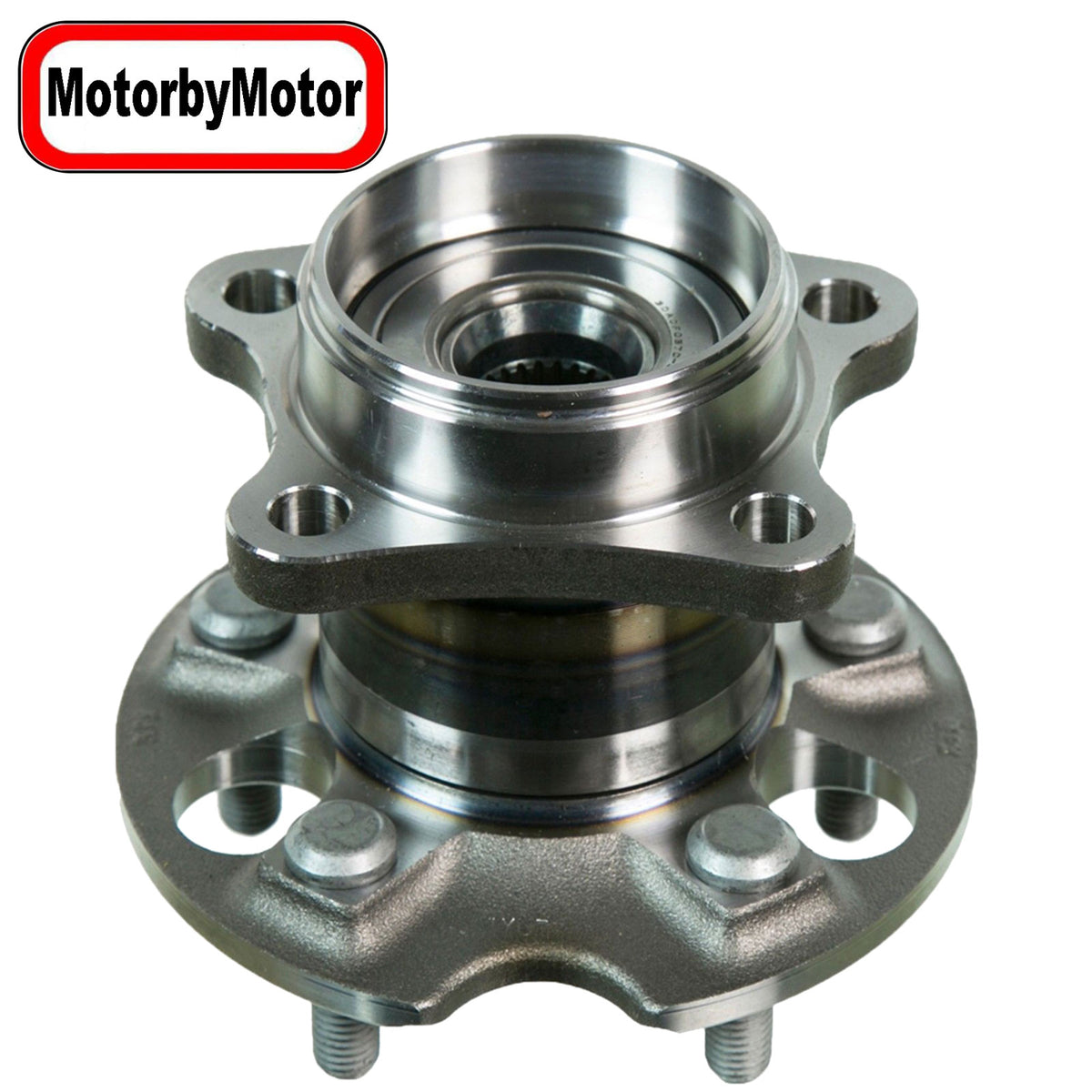 MotorbyMotor 512482 Rear Wheel Bearing and Hub Assembly Fit 2011-2019 Toyota Sienna Wheel Hub w/5 Lugs (AWD Models Only) MotorbyMotor