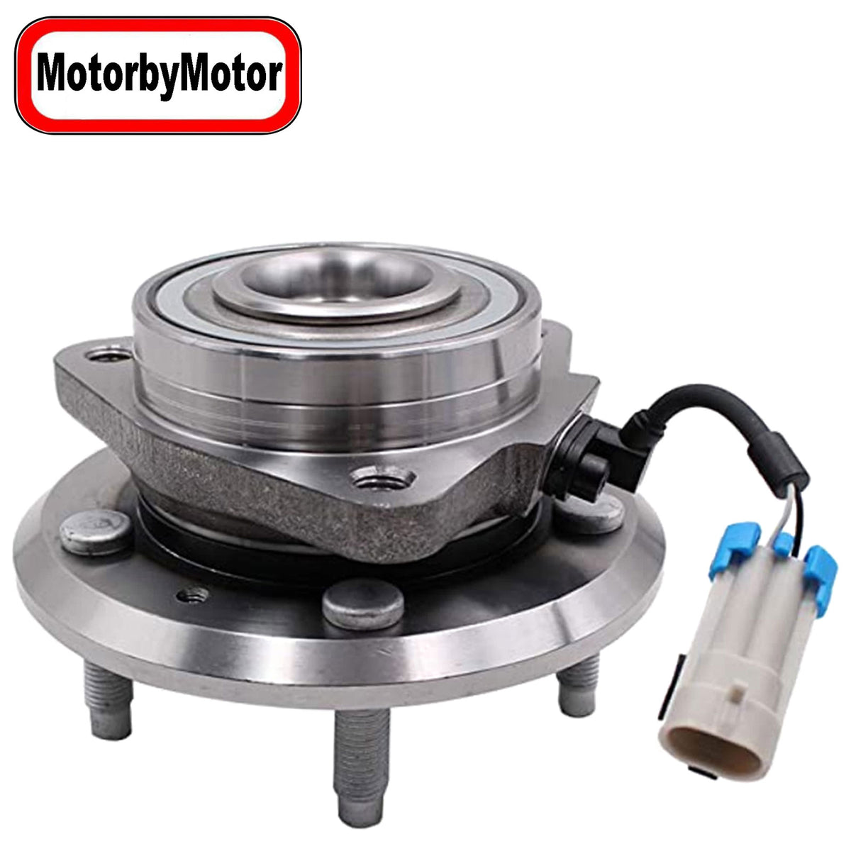 MotorbyMotor 513276 Front Heavy Duty Wheel Bearing Assembly with 5 Lugs Fits for Chevy Equinox Captiva Sport, Pontiac Torrent, Suzuki Vue XL-7 Wheel Bearing and Hub Assembly (All Models, w/ABS) MotorbyMotor