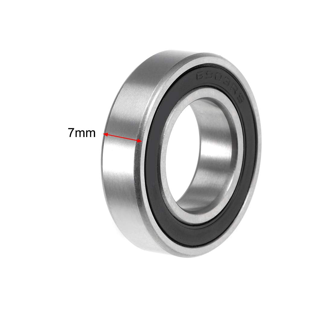 17x30x7mm Ceramic Ball Bearing, 6903 Hybrid Ceramic Bearing- Si3N4 Cart Full Balls Bearing for Bike Hubs Pivot MotorbyMotor