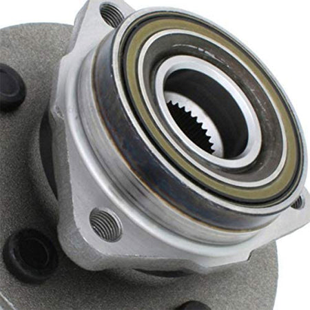 MotorbyMotor 515017 Front Wheel Bearing and Hub Assembly 4WD with 5 Lugs Fits for Ford F-150 1997-2000 Low-Runout OE Directly Replacement Hub Bearing (2 Wheel ABS) MotorbyMotor