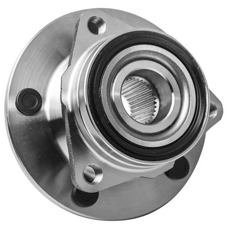 MotorbyMotor 515006 Front Wheel Bearing and Hub Assembly 4WD with 5 Lugs Fits for Dodge Ram 1500 Pickup 1994-1999 Low-Runout OE Directly Replacement Hub Bearing MotorbyMotor