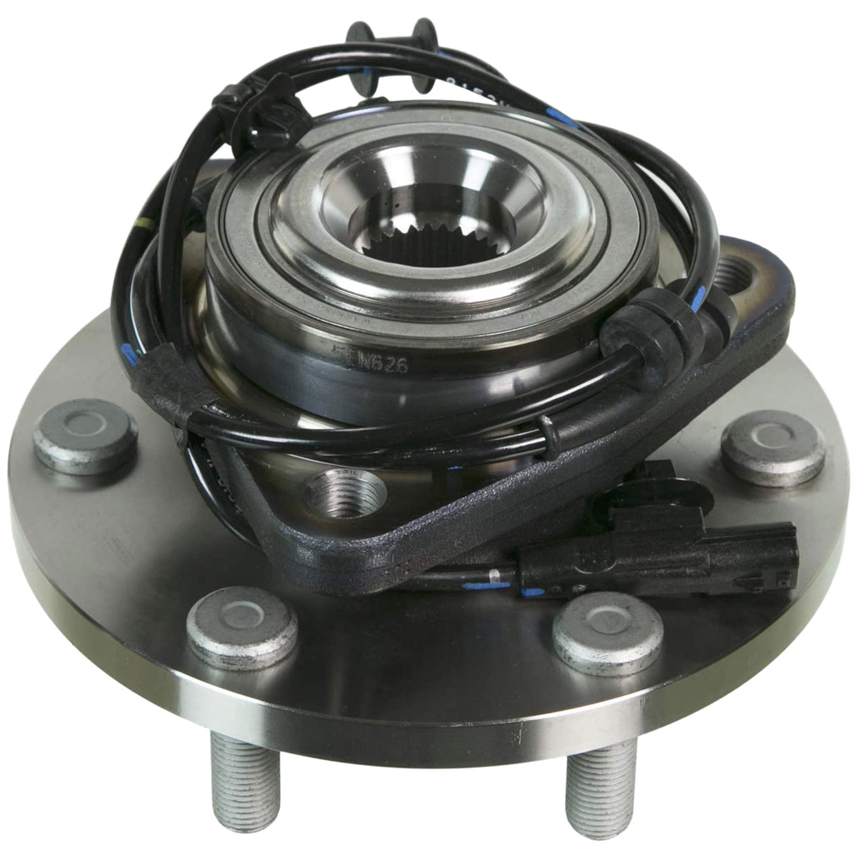 MotorbyMotor 515127 Front Wheel Bearing and Hub Assembly with 6 Lugs Fits for Infiniti QX56 2011-2013, Infiniti QX80 2014-2019, Nissan Armada 2017-2020 Low-Runout OE Directly Replacement Hub Bearing MotorbyMotor