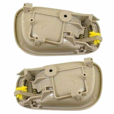 Interior Tan Beige Door Handle for 1998-2002 Toyota Corolla, 1998-2002 Chevy Prizm Inside Door Handles-4PK, Front or Rear MotorbyMotor