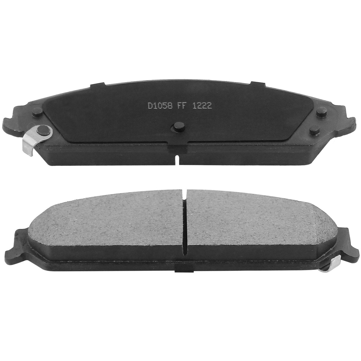 MotorbyMotor 4PC Front Ceramic Brake Pads with Hardware Kits Fits for Chrysler 200 300, Dodge Avenger Caliber Challenger Charger Magnum Low Dust Brake Pad MotorbyMotor