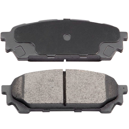 4PC Front Ceramic Brake Pads with Hardware Kits Fits for SAAB 9-2X, Subaru BAJA Forester Impreza Legacy Outback Low Dust Brake Pad (All Models) MotorbyMotor