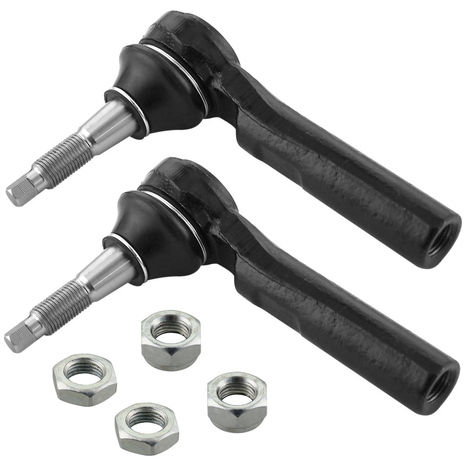 Front Outer Tie Rod Ends Link Fits for Chrysler 200 Sebring, Dodge Avenger Caliber Journey, Jeep Compass Patriot-Outer Tie Rod End-2 Pack MotorbyMotor