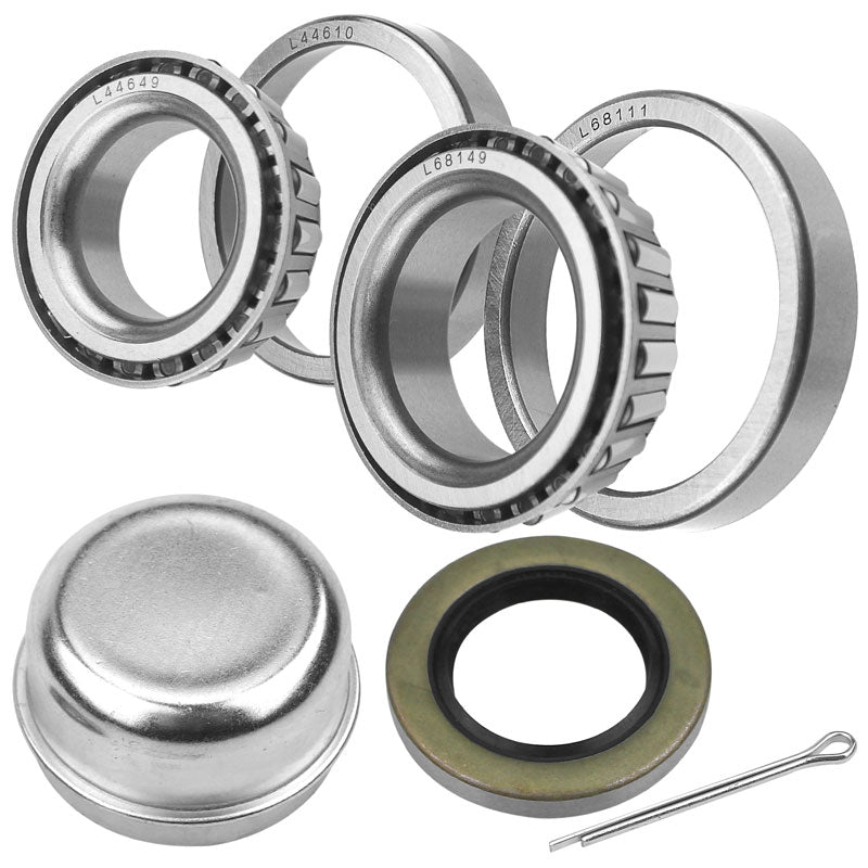 Trailer Bearing Repair Kit L44649 L68149 with 1.719'' Seals #84 Spindle for 3500# MotorbyMotor