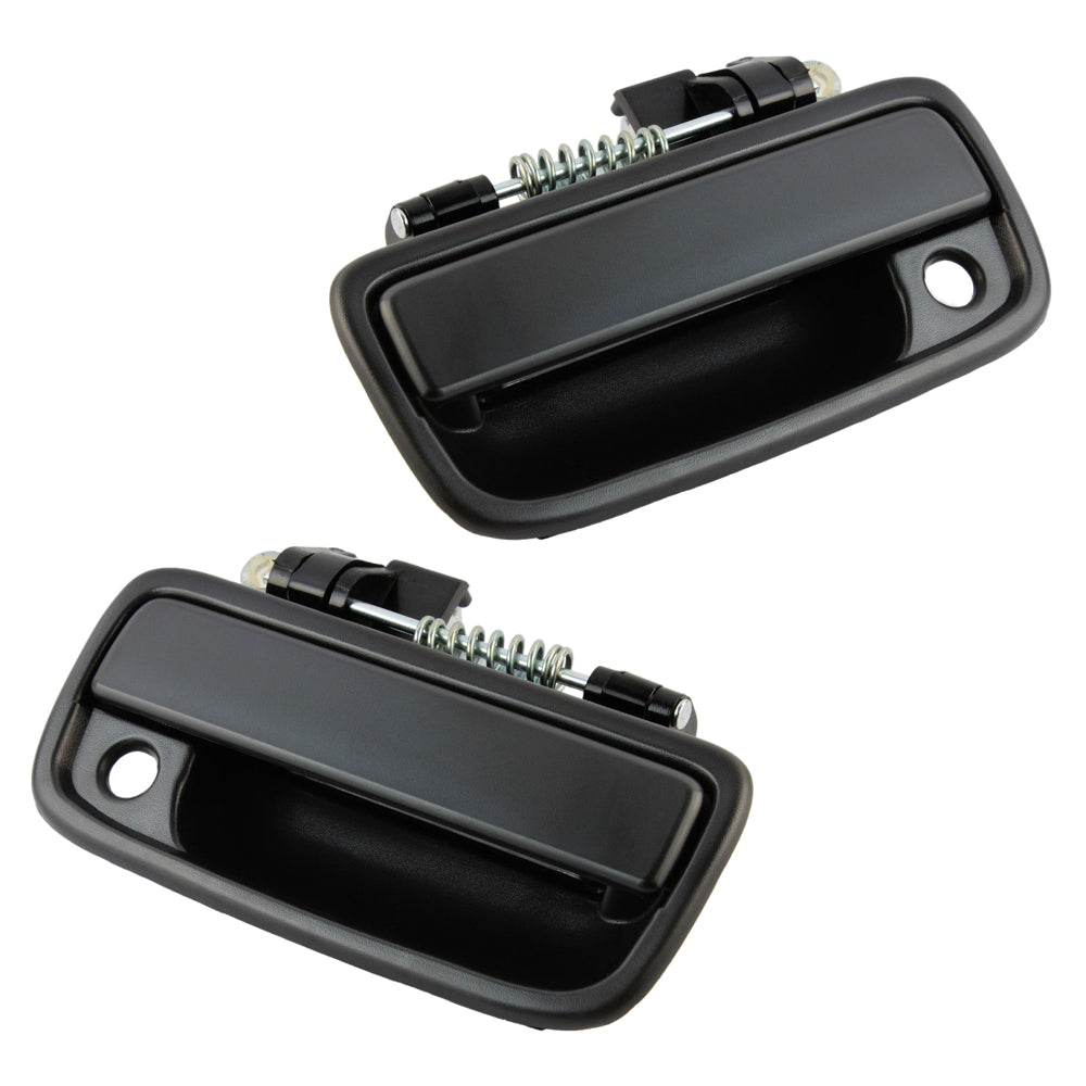 Front Left and Right Exterior Door Handle Fits for Toyota Tacoma Driver and Passenger Side Outer Door Handles (Plastic & Metal)69220-35020,69210-35020 MotorbyMotor