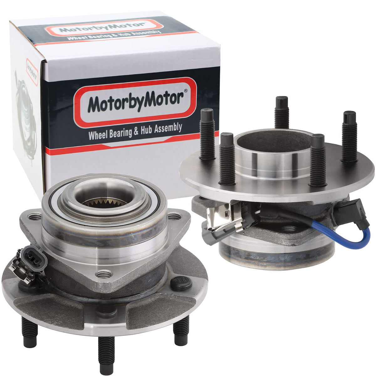 MotorbyMotor Front Brake Rotors  2005-2012 Ford F-250 F-350 Super Duty, 2010-2012 Ford F-450 Super Duty 347mm Drilled & Slotted Design E-Coating Brake Rotor MotorbyMotor