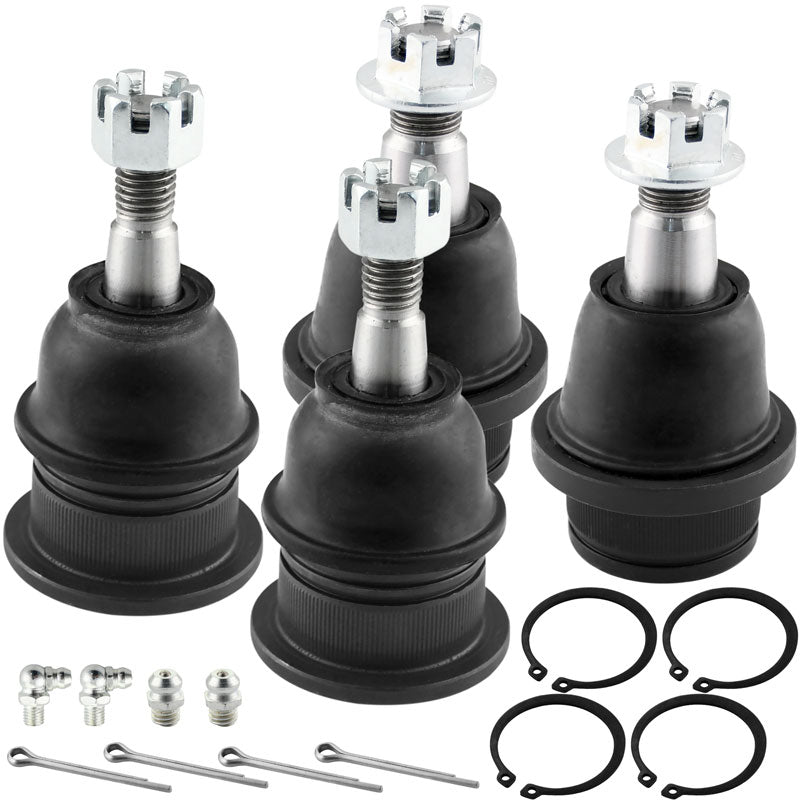 Front Upper and Lower Ball Joint Kit Fits for Cadillac Escalade Esv EXT, Chevrolet Avalanche Silverado Suburban 1500, Express 15000 2500 Tahoe, GMC Savana 1500 2500 Sierra 1500 Yukon XL MotorbyMotor