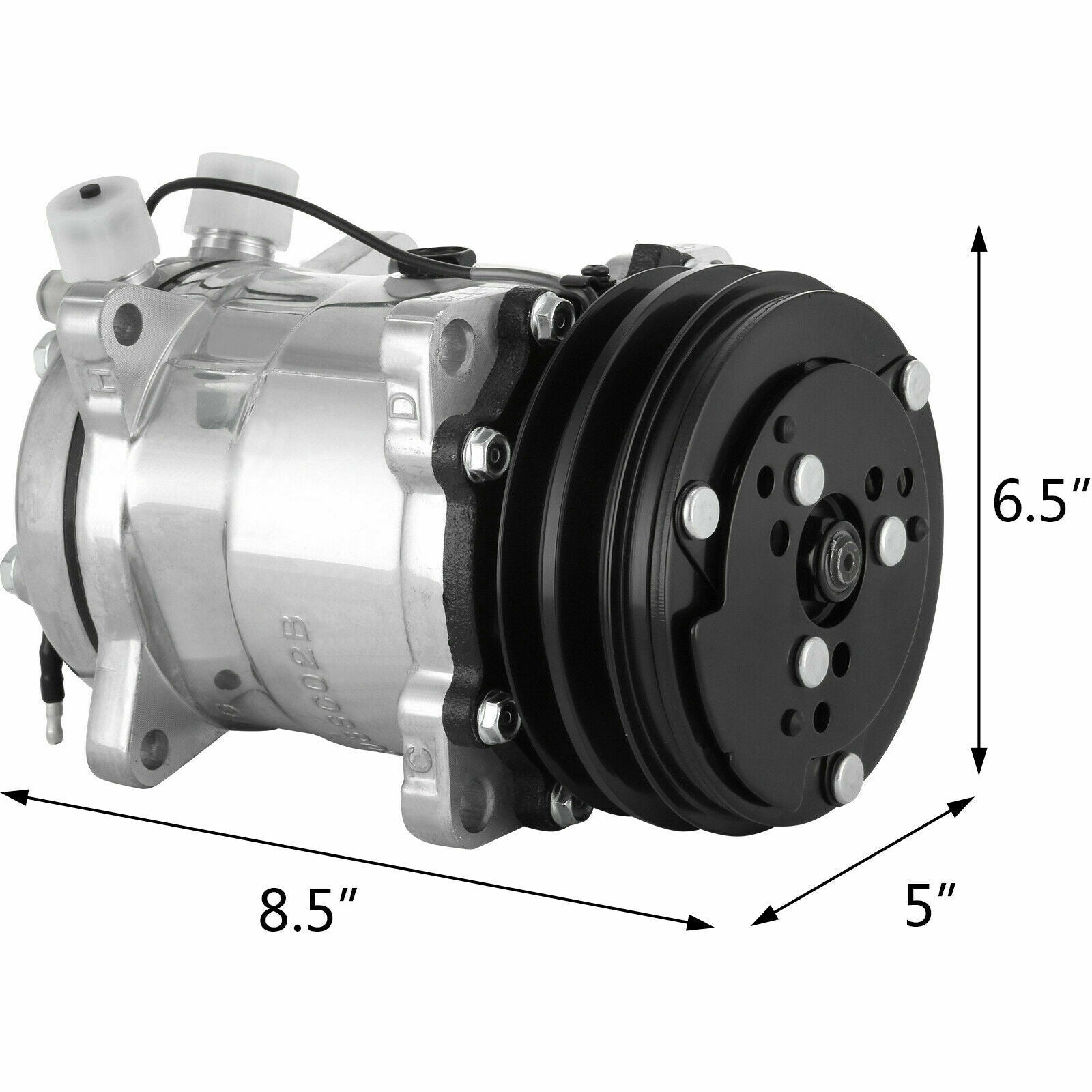 AC Compressor for Jeep Cherokee (2.1L 2.5L), Jeep CJ7 (2.5L), Jeep Comanche (2.1L), Jeep Wrangler (2.5L 4.2L), A/C Air Compressor MotorbyMotor