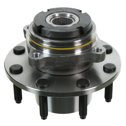 MotorbyMotor 515076 Front Wheel Bearing and Hub Assembly with 8 Lugs Fits for 1999 Ford F-250 Super Duty, 1999 Ford F-350 Super Duty Hub Bearing (w/2 Wheel ABS, 4WD 4x4) MotorbyMotor