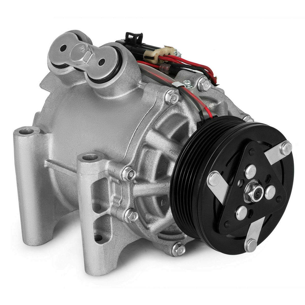 A/C Compressor Fits for Chevy Trailblazer/Trailblazer EXT, GMC Envoy/Envoy XL, Saab 9-7x, Isuzu Ascender, Buick Rainier, Oldsmobile Bravada-L6 4.2L MotorbyMotor