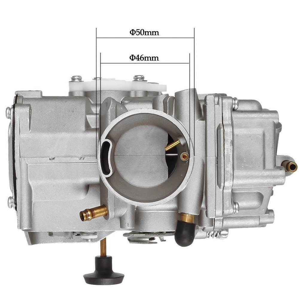 Carburetor Carb Fit for Yamaha Moto-4 350 YFM350, Big Bear 350 YFM350,Kodiak 400 YFM400,Wolverine 350 YFM35F, Warrior 350 YFM350 Carburetor+Intake Manifold for ATV MotorbyMotor