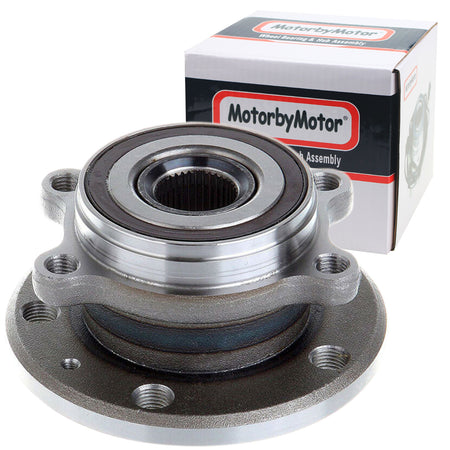 MotorbyMotor 512319 Rear Wheel Bearing and Hub Assembly fits for Audi Q3 TT, Volkswagen Beetle CC Eos Golf GTI Jetta Passat CC Tiguan Low-Runout OE. MotorbyMotor