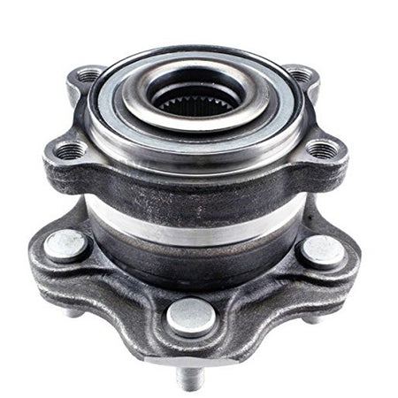 MotorbyMotor 512379 Rear Wheel Bearing and Hub Assembly w/5 Lugs fits Infiniti EX37 FX37 FX50 G37 M35h M56 370Z EX35 FX35 G25 M35 M37 M45 G35 Q50 Q70,Nissan 370Z Low-Runout OE Directly Replacement MotorbyMotor