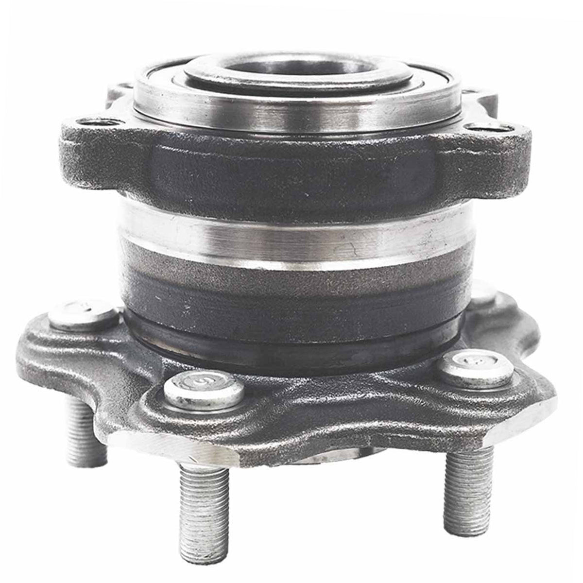 MotorbyMotor 512379 Rear Wheel Bearing and Hub Assembly w/5 Lugs fits Infiniti EX37 FX37 FX50 G37 M35h M56 370Z EX35 FX35 G25 M35 M37 M45 G35 Q50 Q70,Nissan 370Z Low-Runout OE Directly Replacement MotorbyMotor