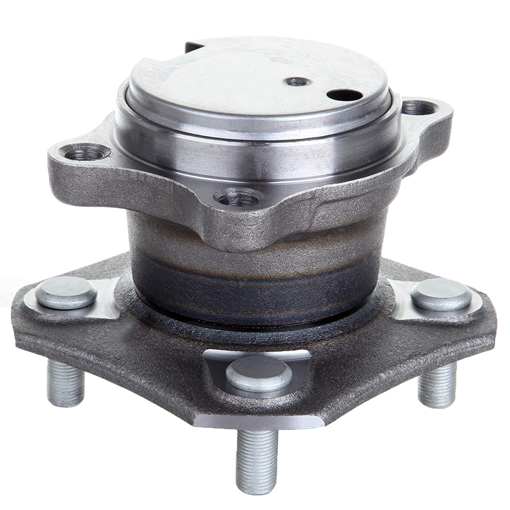 MotorbyMotor 512384 Rear Wheel Bearing Hub Assembly with 4 Lugs Fits for 2007-2012 Nissan Sentra (2.0L Only, 4-Wheel ABS) Low-Runout OE Directly Replacement Hub Bearing MotorbyMotor