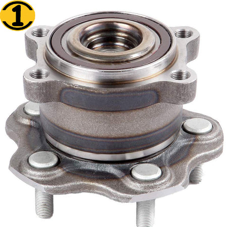 MotorbyMotor 512388 Rear Wheel Bearing and Hub Assembly with 5 Lugs fits for Infiniti JX35 QX60,Mitsubishi RVR,Nissan Altima Maxima Murano Pathfinder Low-Runout OE Directly Replacement Hub Bearing FWD MotorbyMotor