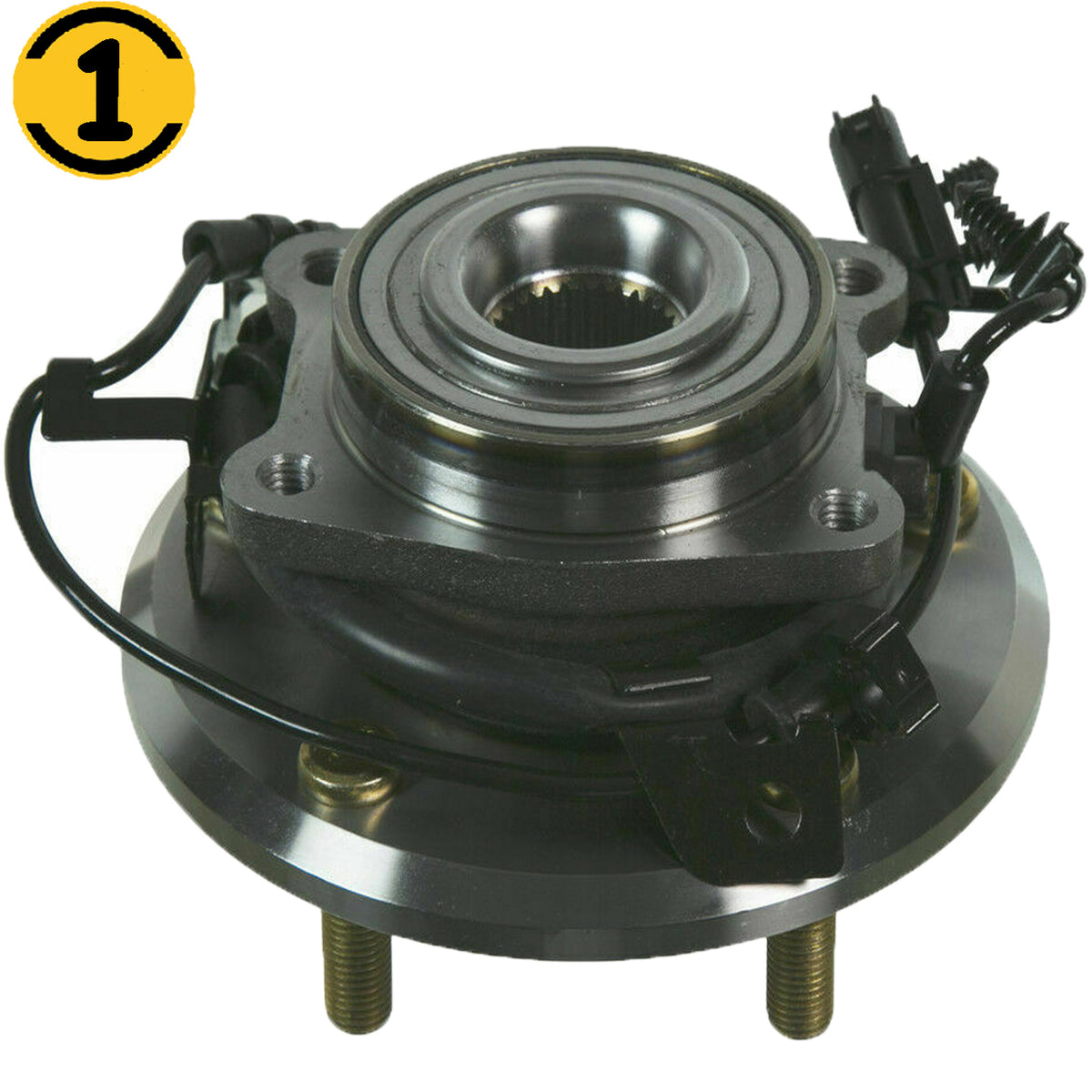 MotorbyMotor 512478 Rear Left Wheel Bearing and Hub Assembly with 5 Lugs fits for Dodge Journey Low-Runout OE Directly Replacement Hub Bearing w/ABS MotorbyMotor