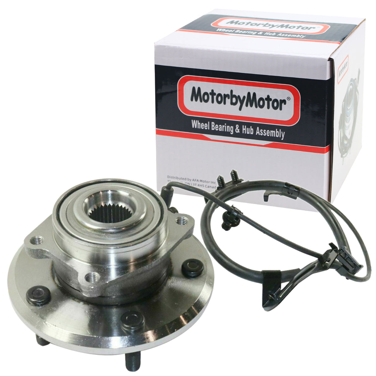 MotorbyMotor Rear Right Fit 2009 2010 2011 2012 2013 2014 2015 2016 2017 2018 Dodge Journey Wheel Bearing Hub Assembly,w/ABS 5 Lugs Passenger RH Side Hub Bearing, Replace 512479 MotorbyMotor