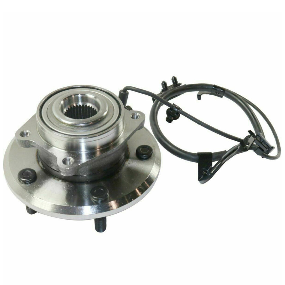 MotorbyMotor Rear Right Fit 2009 2010 2011 2012 2013 2014 2015 2016 2017 2018 Dodge Journey Wheel Bearing Hub Assembly,w/ABS 5 Lugs Passenger RH Side Hub Bearing, Replace 512479 MotorbyMotor