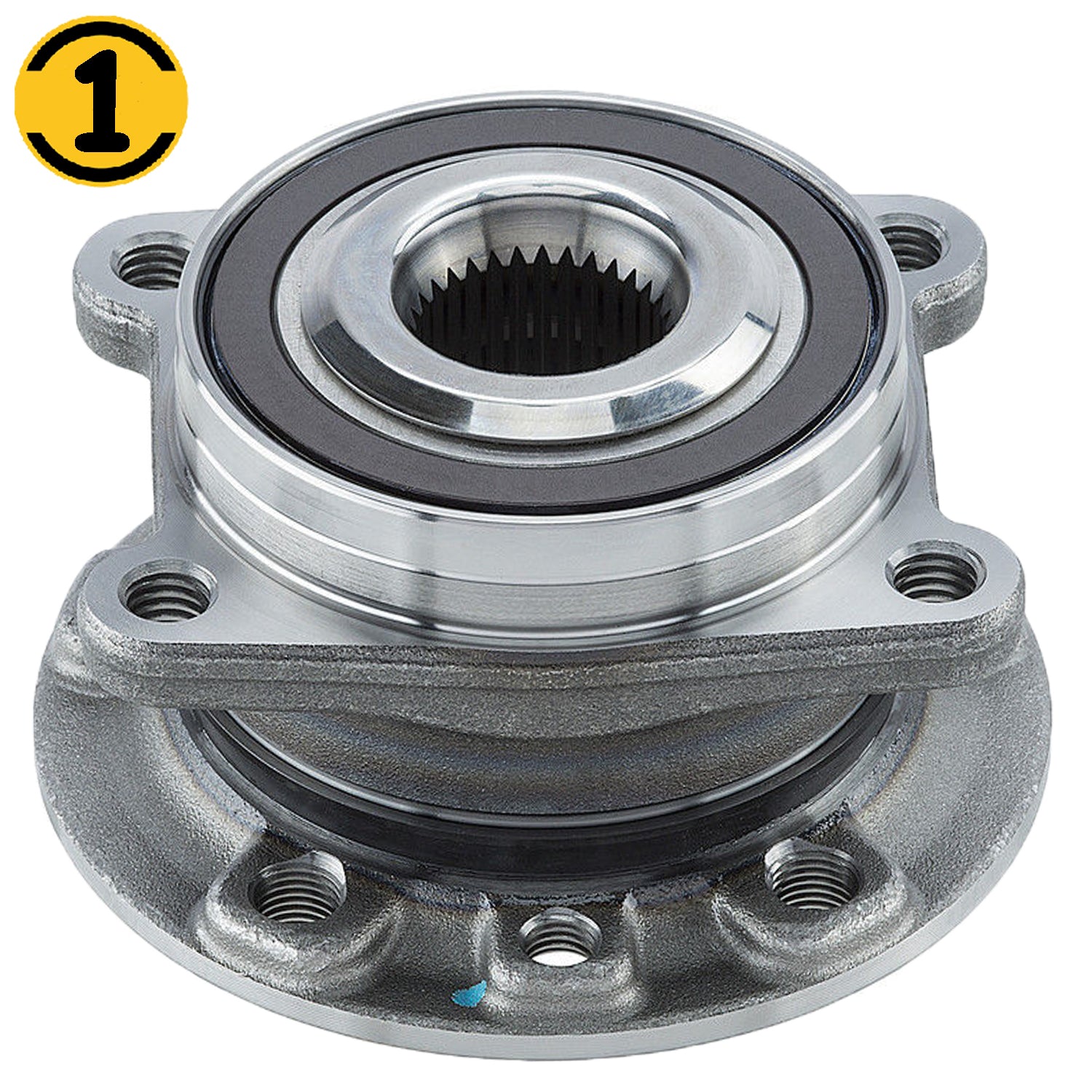 MotorbyMotor 512513 Front/Rear Wheel Bearing and Hub Assembly Front for Jeep Cherokee-Off Road Suspension Models Only,Rear for Chrysler 200 Jeep Cherokee-AWD Model Only Low-Runout OE Replacement w/ABS MotorbyMotor