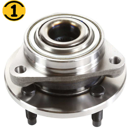 MotorbyMotor Front Wheel Bearing Hub Assembly Fits Chevrolet Cobalt, Saturn Ion,Pontiac G5 Pontiac Pursuit Hub Bearing w/4 Lugs -513205 MotorbyMotor