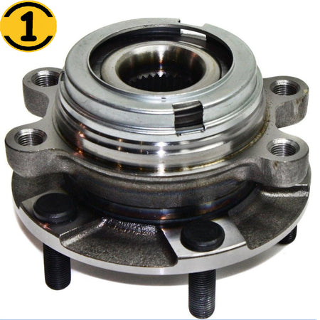 MotorbyMotor 513294 Front Wheel Bearing and Hub Assembly with 5 Lugs Fits for 2007 Nissan Altima(2.5L 4-Cylinder; with 29 Splines), 2008-2012 Nissan Altima (2.5L 4-Cylinder) Hub Bearing MotorbyMotor