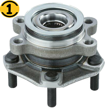 MotorbyMotor 513364 Front Wheel Bearing and Hub Assembly with 5 Lugs Fits for 15-18 Chevy City Express, 13-17 Nissan Leaf, 13-15, 17-19 Nissan NV200, 13-19 Nissan Sentra Hub Bearing (All Models) MotorbyMotor