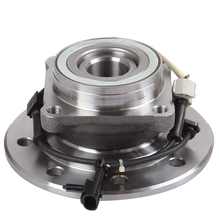 MotorbyMotor 515041 Front Wheel Bearing and Hub Assembly 4WD with 8 Lugs Fits for Chevy K1500 K2500 K3500, GMC K1500 K2500 K3500 Low-Runout OE Directly Replacement Hub Bearing (4x4, w/ABS) MotorbyMotor