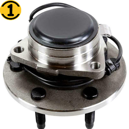 MotorbyMotor 515054 2WD Front Wheel Bearing Hub Assembly w/6 Lugs Fits for Chevy Avalanche Silverado Suburban 1500 Express 1500 2500, GMC Sierra 1500 Savana 1500 2500 Hub Bearing (2WD RWD) MotorbyMotor