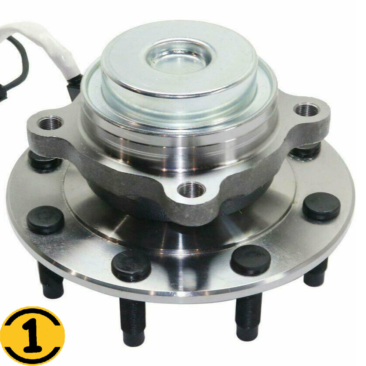 MotorbyMotor 515059 (RWD) Front Heavy Duty Wheel Bearing Assembly with 8 Lugs Fits for Chevy Express 2500 3500 4500, GMC Savana 2500 3500 4500 Wheel Bearing and Hub Assembly (2WD, w/ABS) MotorbyMotor