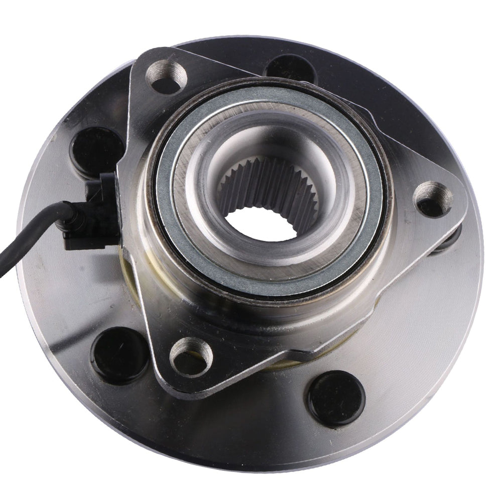 MotorbyMotor 515073 Front Wheel Bearing and Hub Assembly with 5 Lugs Fits for 2002-2005 Dodge Ram 1500 Low-Runout OE Directly Replacement Hub Bearing (w/ABS) MotorbyMotor