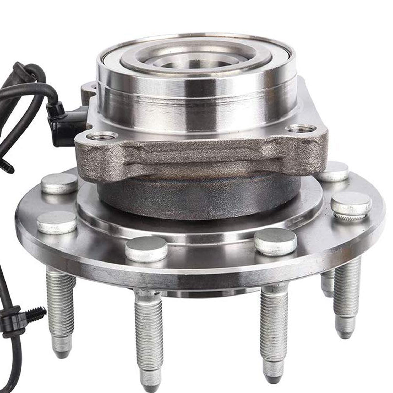 MotorbyMotor 515086 Front Wheel Bearing and Hub Assembly 2WD w/8 Lugs Fits for Chevy Avalanche Suburan 2500 Silverado 1500 2500, GMC Sierra 1500 2500 Yukon XL 2500 Hub Bearing (2WD RWD, w/ABS) MotorbyMotor