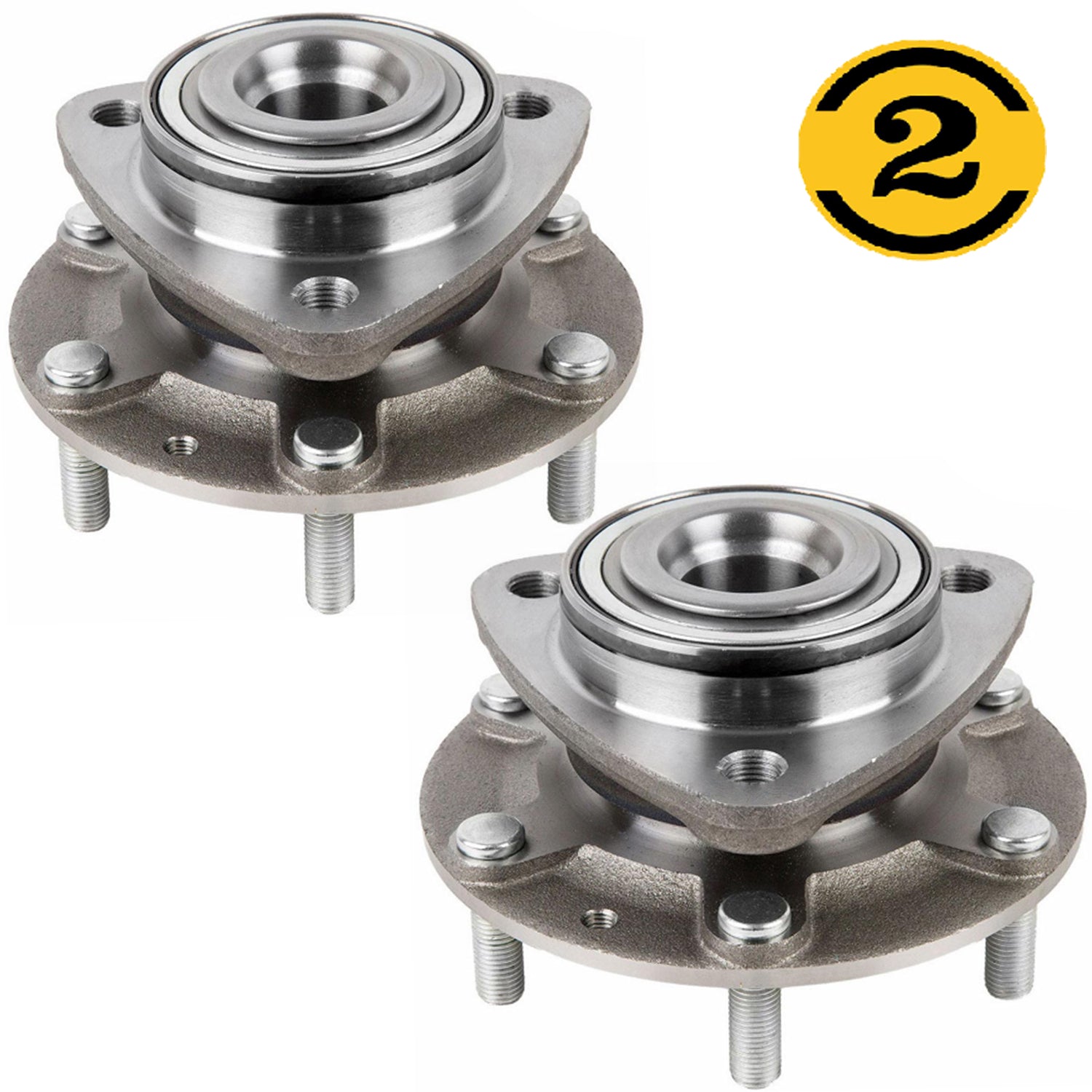 MotorbyMotor 515090 Front Wheel Bearing and Hub Assembly with 6 Lugs Fits for 2007-2009 Hyundai Entourage, 2006-2014 Kia Sedona Low-Runout OE Directly Replacement Hub Bearing MotorbyMotor