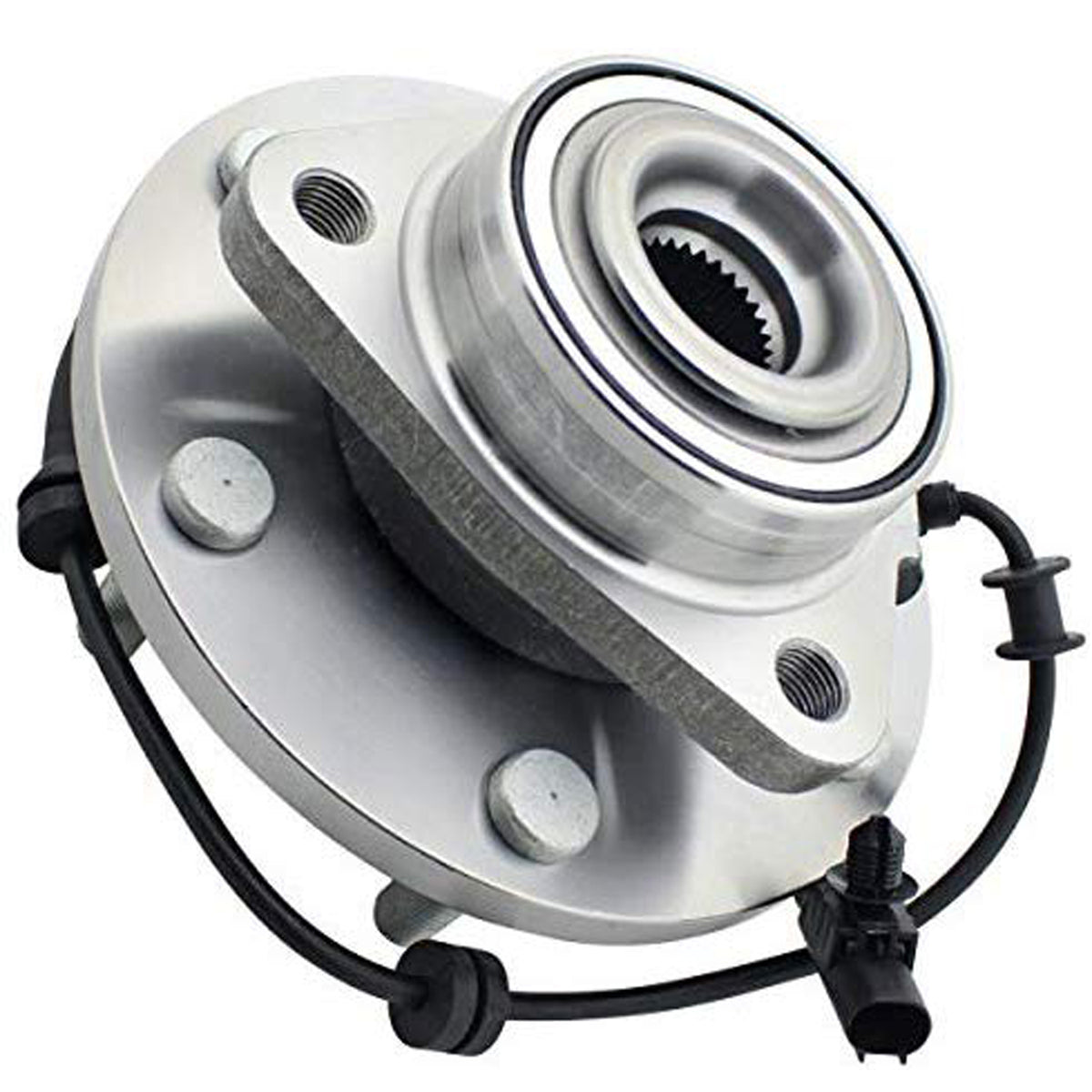 MotorbyMotor 515155 Front Wheel Bearing and Hub Assembly 4WD with 6 Lugs Fits for 2012-2015 Nissan Armada Titan Low-Runout OE Directly Replacement Hub Bearing (w/ABS, 4x4) MotorbyMotor